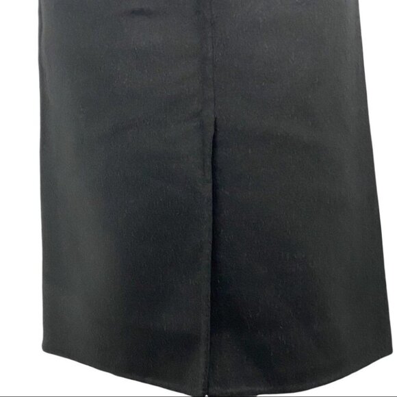 Prada Women's Black Wool Angora Designer Straight Quiet Luxury Skirt EU 42/W28 - Picture 5 of 9